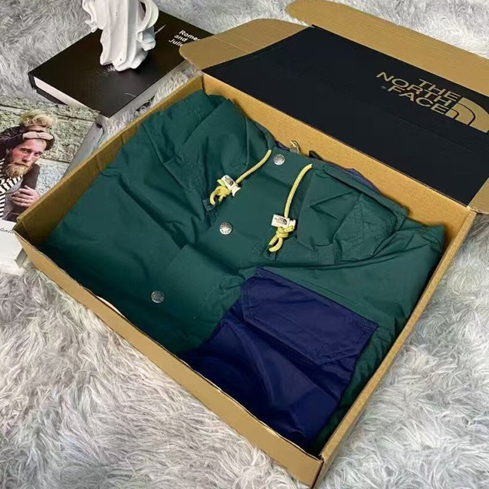 The North Face Multi-Pocket Workwear Rain Coats In Green